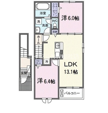 ラヴィベールアイ　Ⅰの物件間取画像